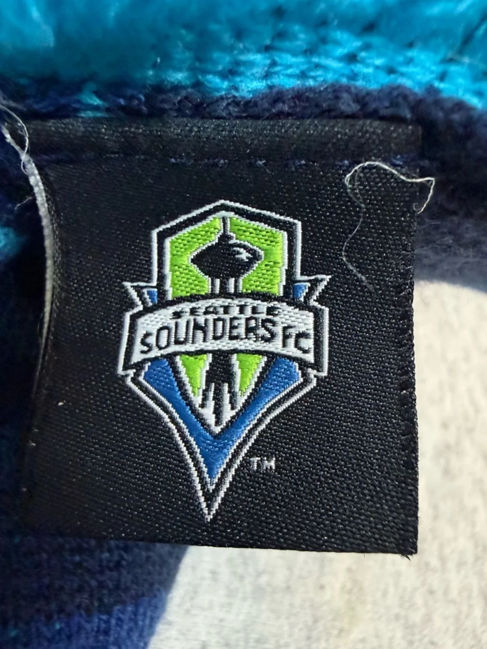 Adidas Seattle Sounders FC Sublimated Scarf - Blue & Neon‎ Blue 🟦⚽✨